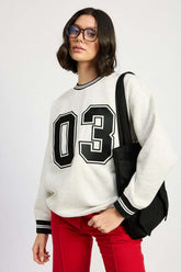 Light Heather Grey 03 Striped Collar Pullover, Sweatshirts, $ 59.00, A Moment Of Now™
